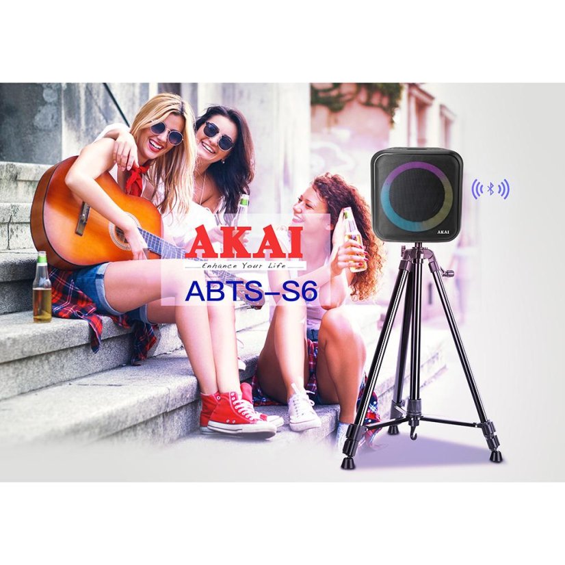 Lautsprecher AKAI ABTS-S6 schwarz