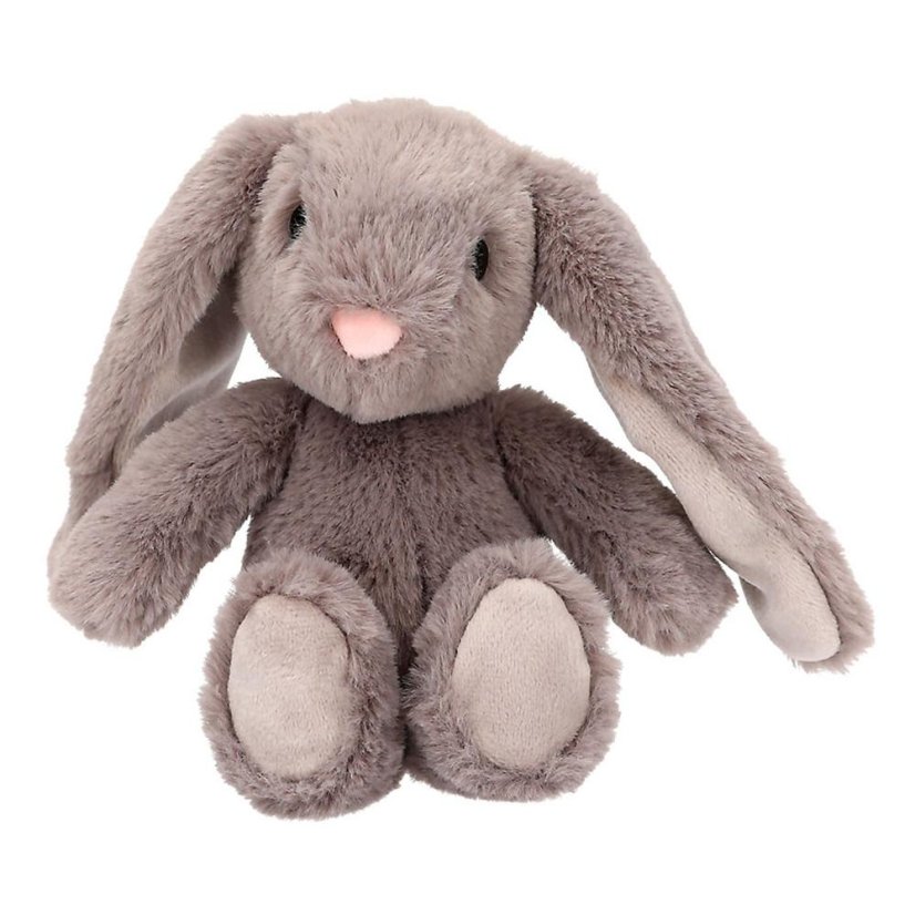 Nelly Princess Mimi Plush Rabbit, 19 cm – dark gray