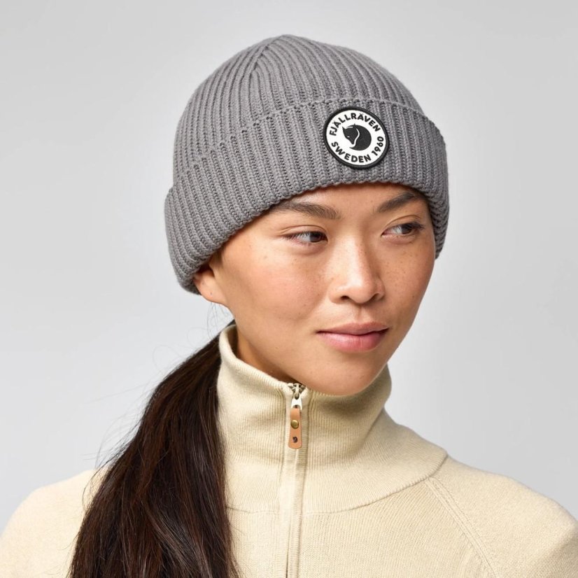Zimní čepice Fjällräven 1960 Lite Logo Hat - Szín: Szürke