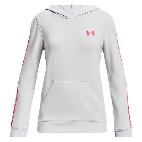 Under Armour Rival Terry Hoodie for Girls - Color: Gray, Size: L