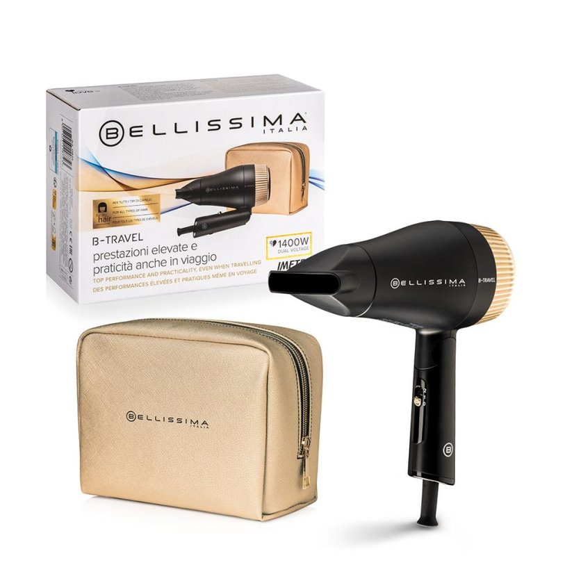 Bellissima B-Travel 11872 Black Hair Dryer