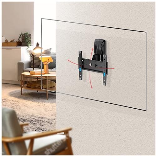 Náklonný Tv držák (zeď/sádrokarton) Meliconi SlimStyle Plus 200ST CG 480964 černý