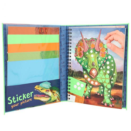 Kreatives Set mit Aufklebern Dino World Sticker your picture