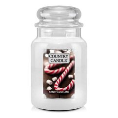 Svíčka Country Candle velká, Candy Cane Lane