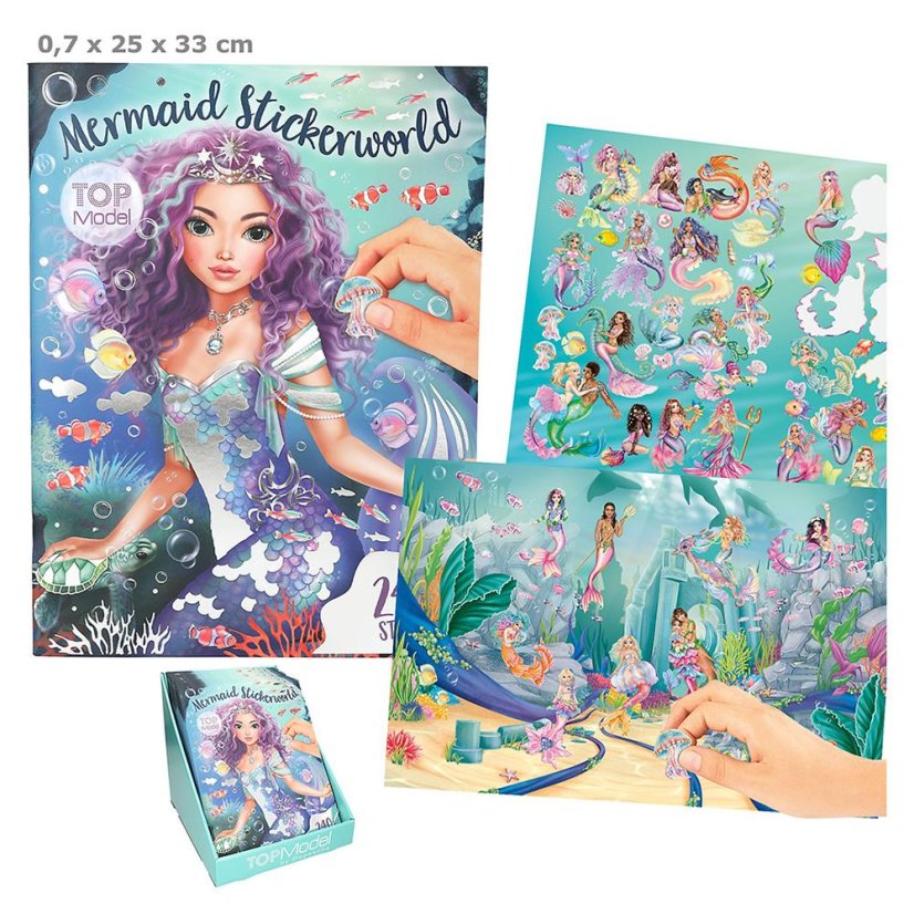 Kreatives Heft Top Model Mermaid 240 Aufkleber