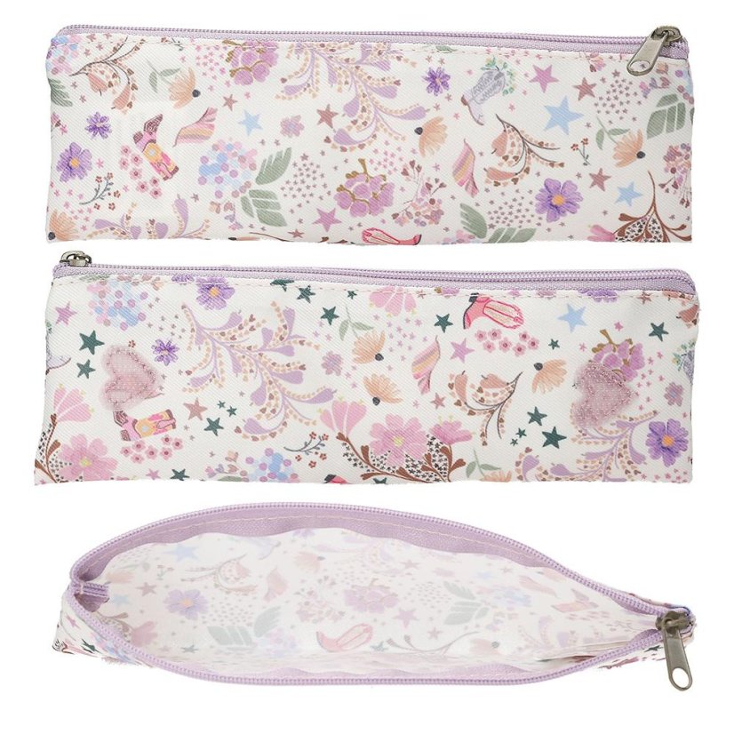 Pencil case with accessories and Velcro pouch Top Model CowGirl
