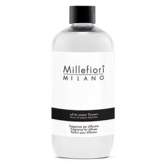 Náplň do difúzora Millefiori Milano, White Paper Flowers, 500 ml