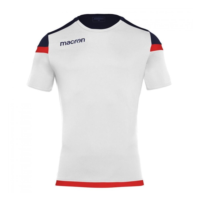 Macron Titan SS Jersey - Color: Red/white, Size: L