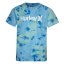 Chłopięca koszulka Hurley Tie Dye Acid - Kolor: Turkusowy, Rozmiar: S