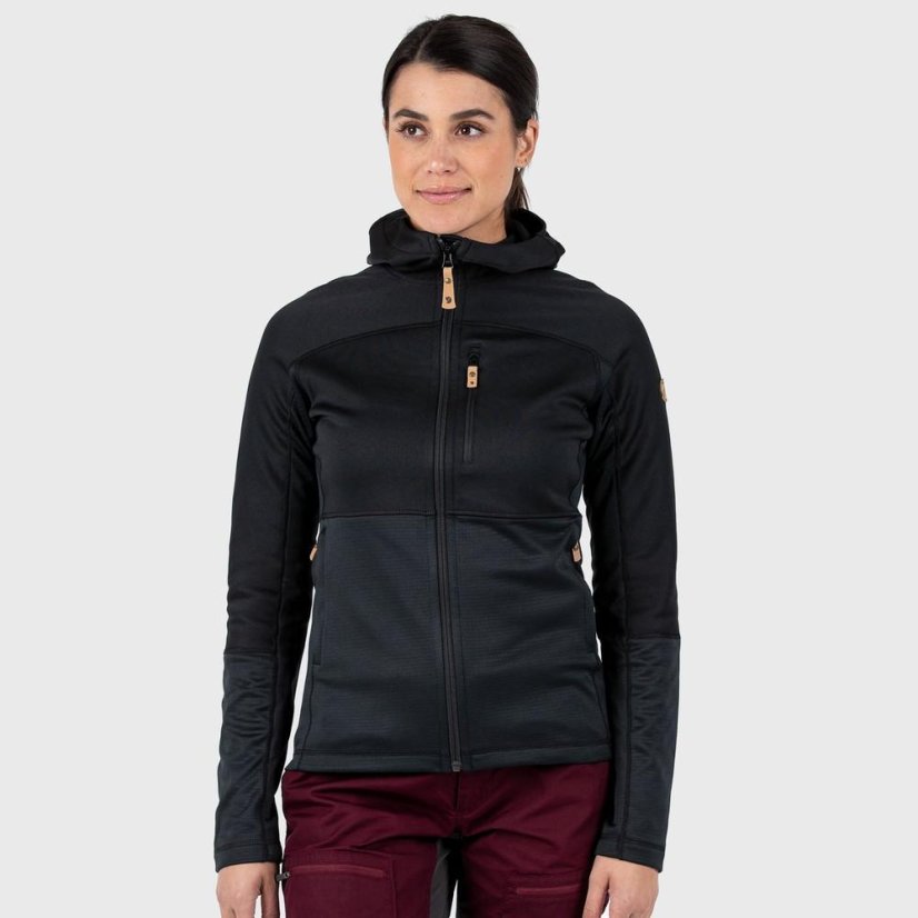 Dámský svetr Fjällräven Abisko Trail Fleece W - Kolor: Czarny, Rozmiar: XXS