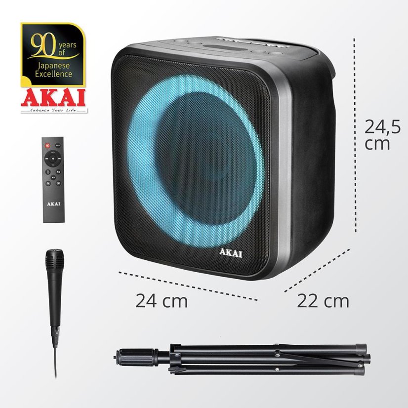 Lautsprecher AKAI ABTS-S6 schwarz