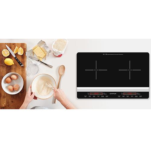 Indukční dvouplotýnkový vařič G3Ferrari G1013800 černý