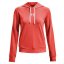 Under Armour Rival Terry Hoodie für Damen - Farbe: Rosa, Größe: S