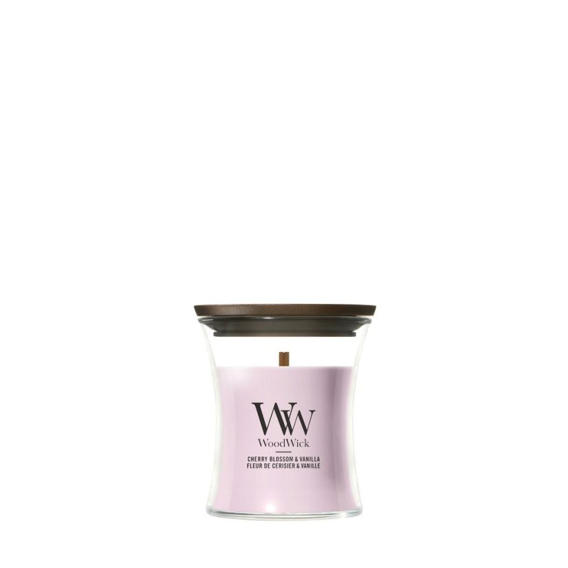 WoodWick Small Candle, Cherry Blossom & Vanilla