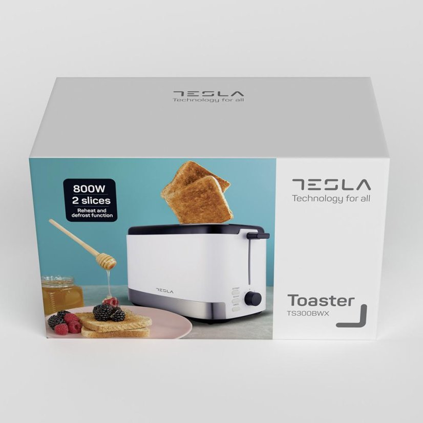 Toaster Tesla TS300BWX weiß