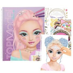 Kreativní sešit na vytvoření make-upu Top Model