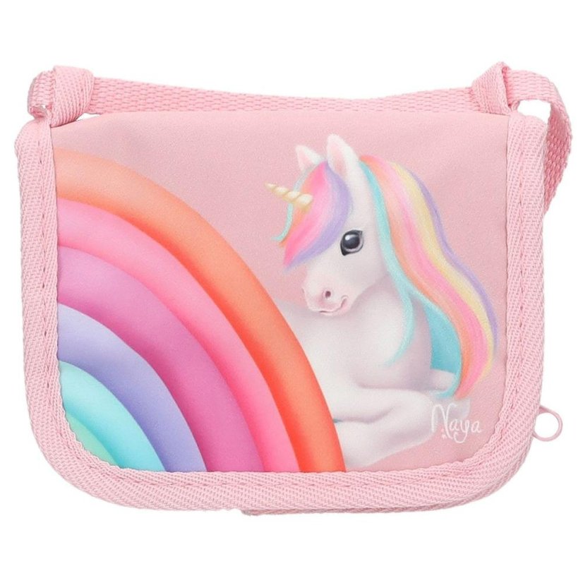 Ylvi Unicorn Rainbow neck wallet