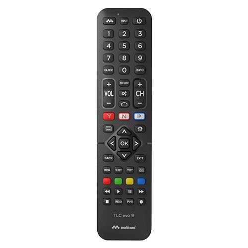 Fernbedienung  für Hisense-Fernseher der Marke Meliconi 808047 TLC EVO 9 .