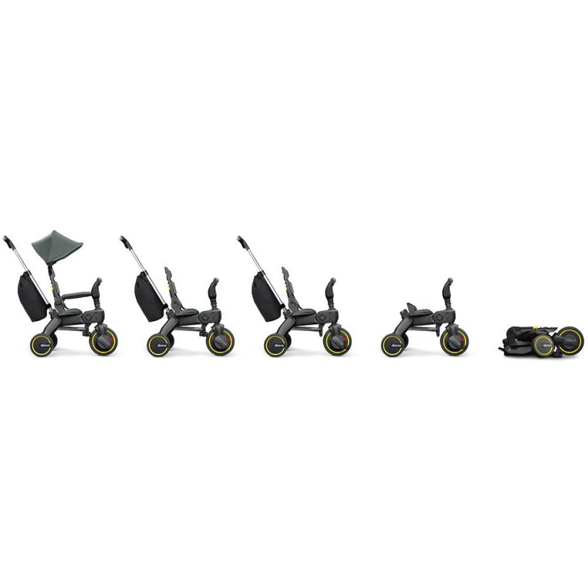 Skladací trojkolka Liki Trike S3 Doona Slate Green
