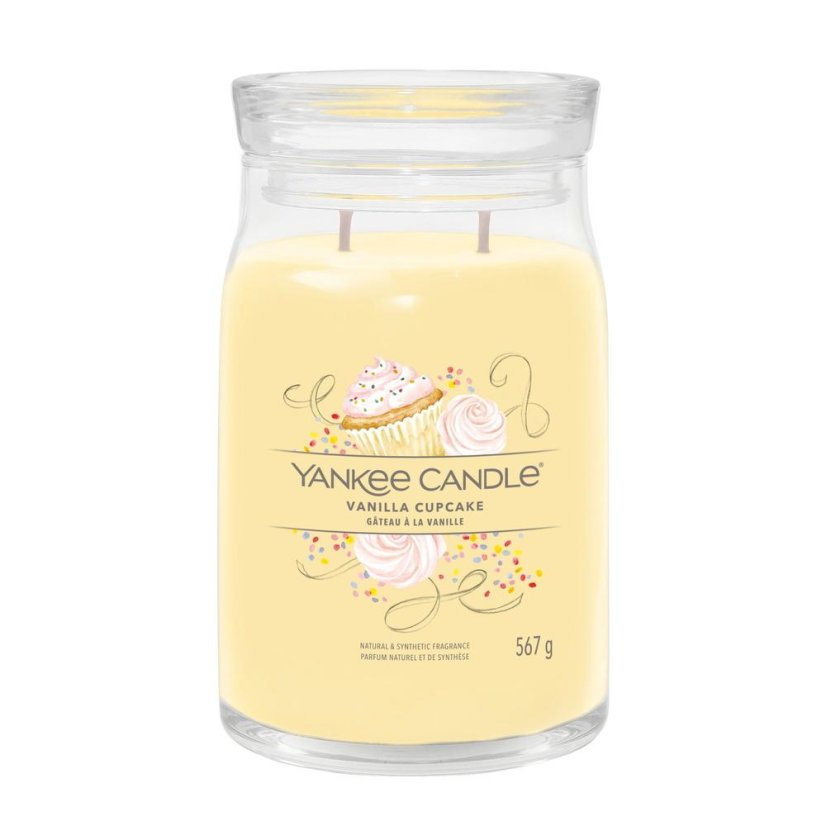 Świeca Yankee candle Signature duża, Vanilla Cupcake