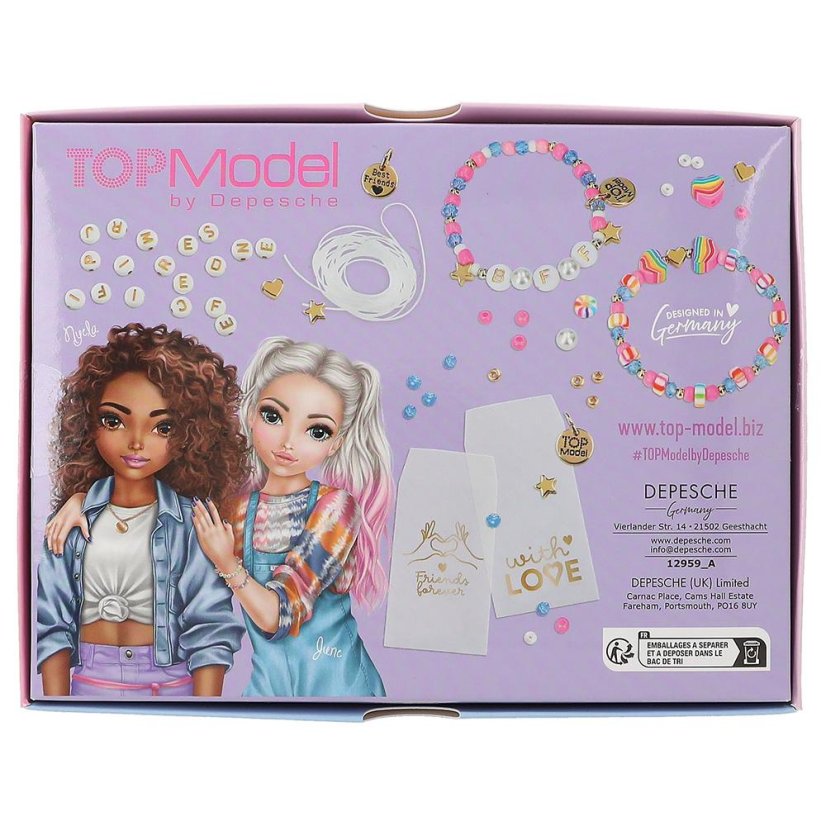 Perlen-Set zur Herstellung von Armbändern Top Model Hyden & Christy
