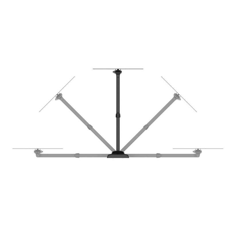Meliconi 580472 FlatStyle FDR200 TV-Halterung, schwarz