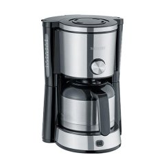 Severin Type Switch KA 4845 kávéfőző, fekete rozsdamentes acél