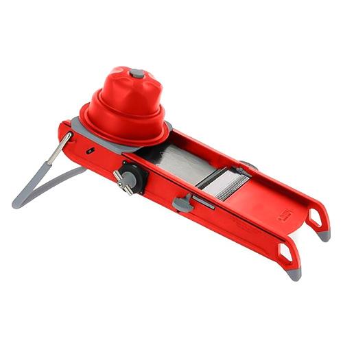 De Buyer Swing Plus 2015.43 red-stainless steel slicer