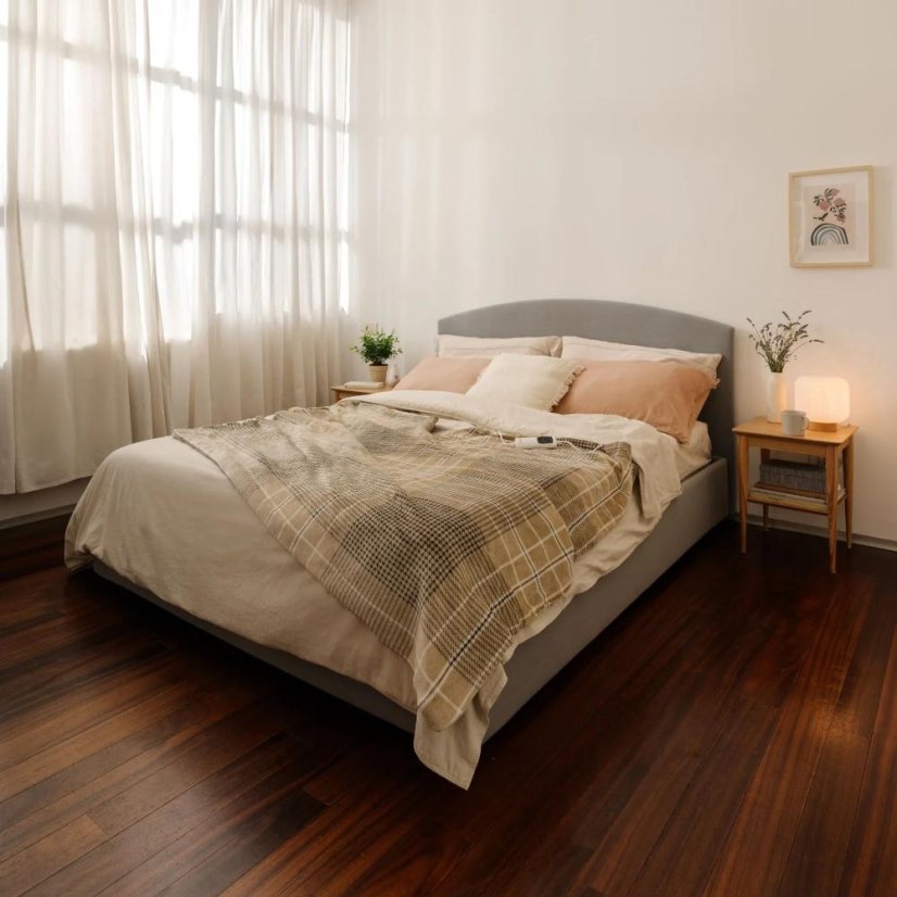 Imetec 16936 brown heated blanket