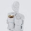 Severin KA 9314 white coffee maker + tea maker