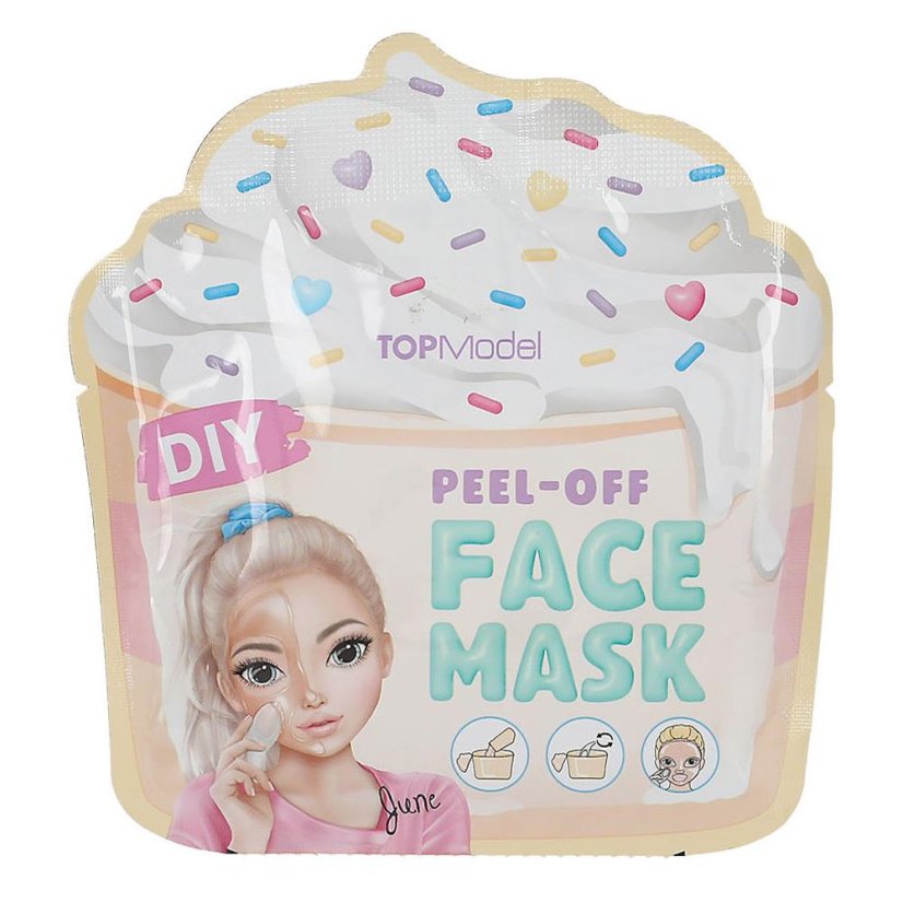 Top Model Beauty & Me Peel-Off Face Mask – Cake, June