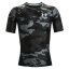 Herren-T-Shirt Under Armour HG Isochill Comp Print - Farbe: Grau, Größe: L
