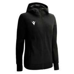 DRUM FULL LENGTH ZIP WOMAN HOODIE BLK