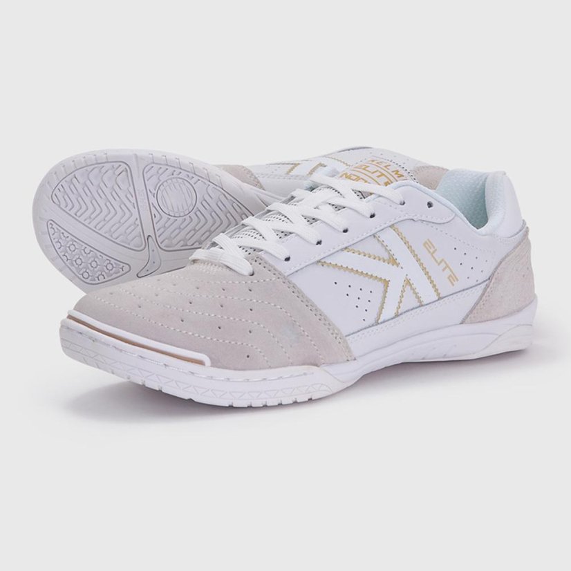 Sálová obuv Kelme Elite - Barva: Bílá, Velikost: 41