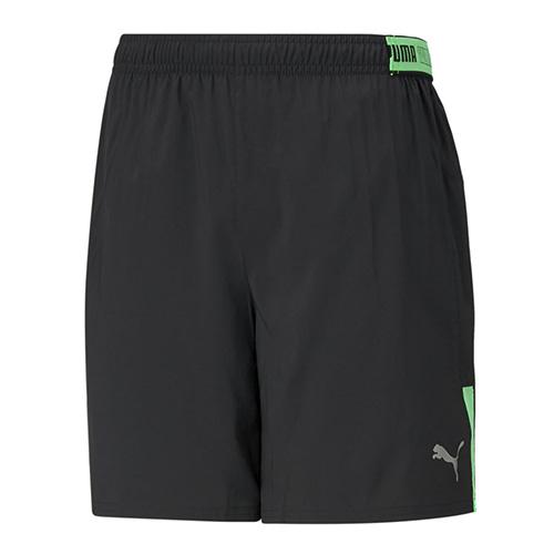 Puma Run Lite Woven 7" futószort - Szín: Fekete, Méret: S