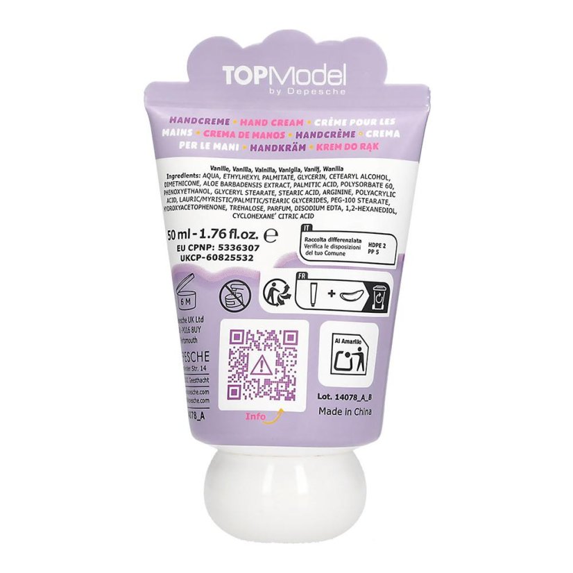 Top Model Beauty & Me Hand Cream – Vanilla, Teddy Bear