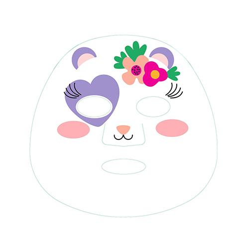 Top Model Bear Beauty & Me face mask, lilac