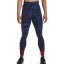 Under Armour Rush 6M Novelty Damen-Leggings - Farbe: Blau, Größe: L