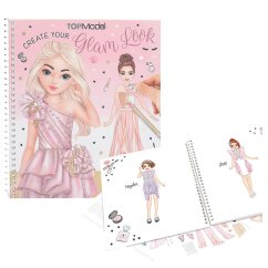 Kreativní sešit na dotvoření se samolepkami Top Model, Candy & Hayden