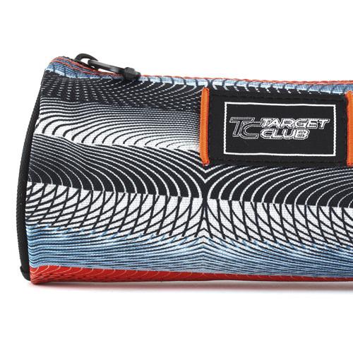 Target Club Round Onil Blue/Orange 17287 School Pencil Case