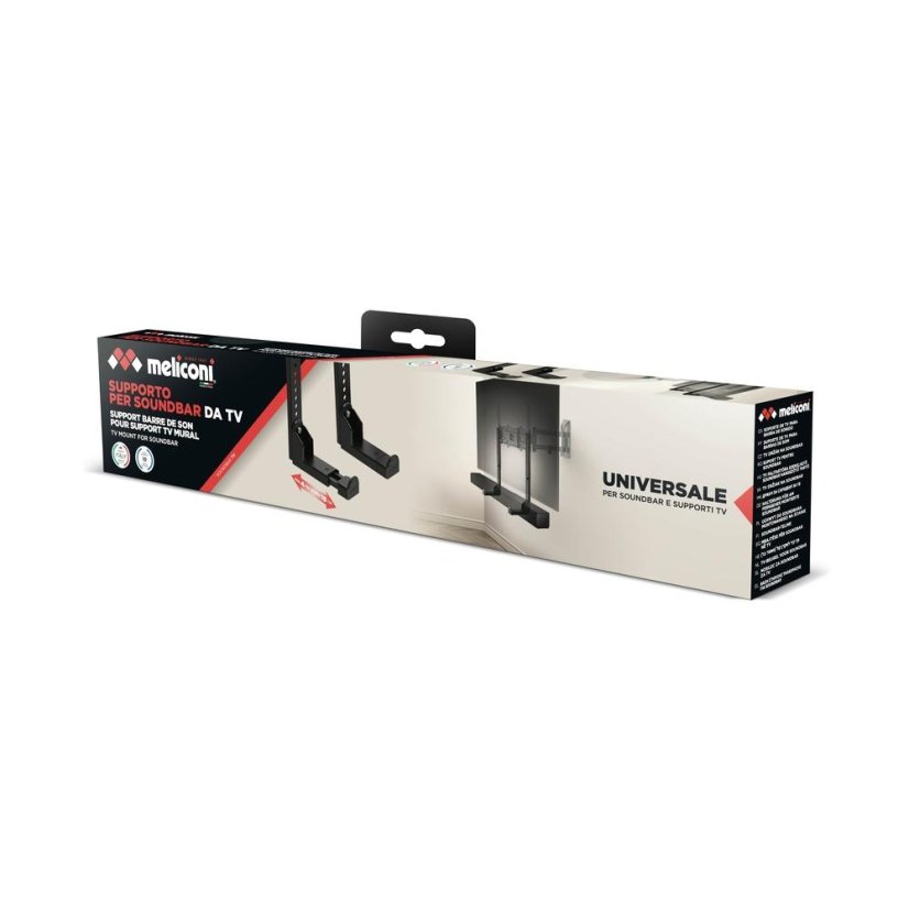 Uchwyt ścienny do soundbara Meliconi 480529 czarny