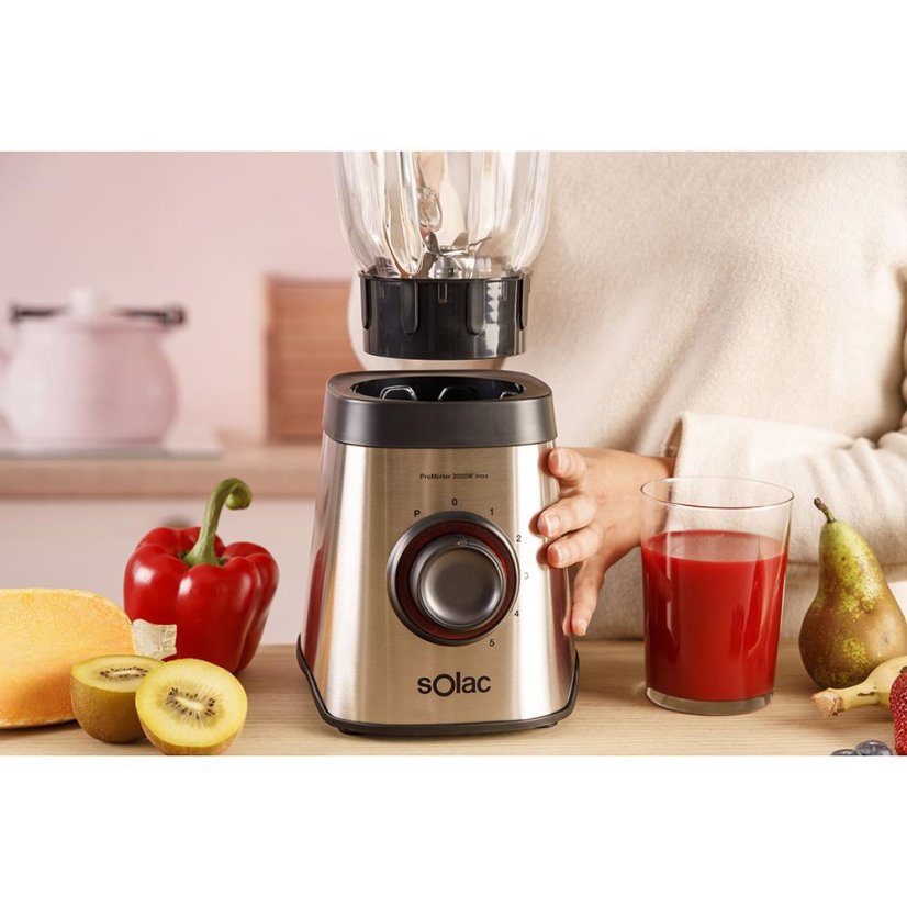 Blender stołowy Solac BV5733 srebrny