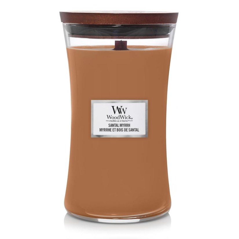 WoodWick-Kerze groß, Santal Myrrh