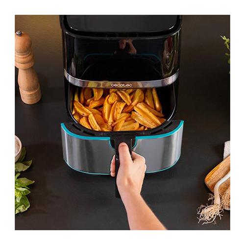 Heißluftfritteuse Cecotec CecoFry 3315 schwarz-silber