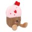 TOPModel Plush Keychain with Carabiner – Muffin with Hearts