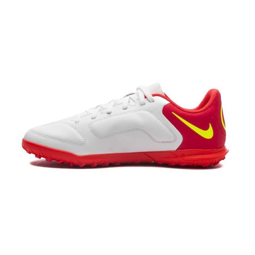 Dětské kopačky Nike Tiempo Legend 9 Club TF - Barva: Bílá/červená, Velikost: 35.5