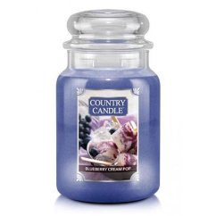 Svíčka Country Candle velká, Blueberry Cream Pop