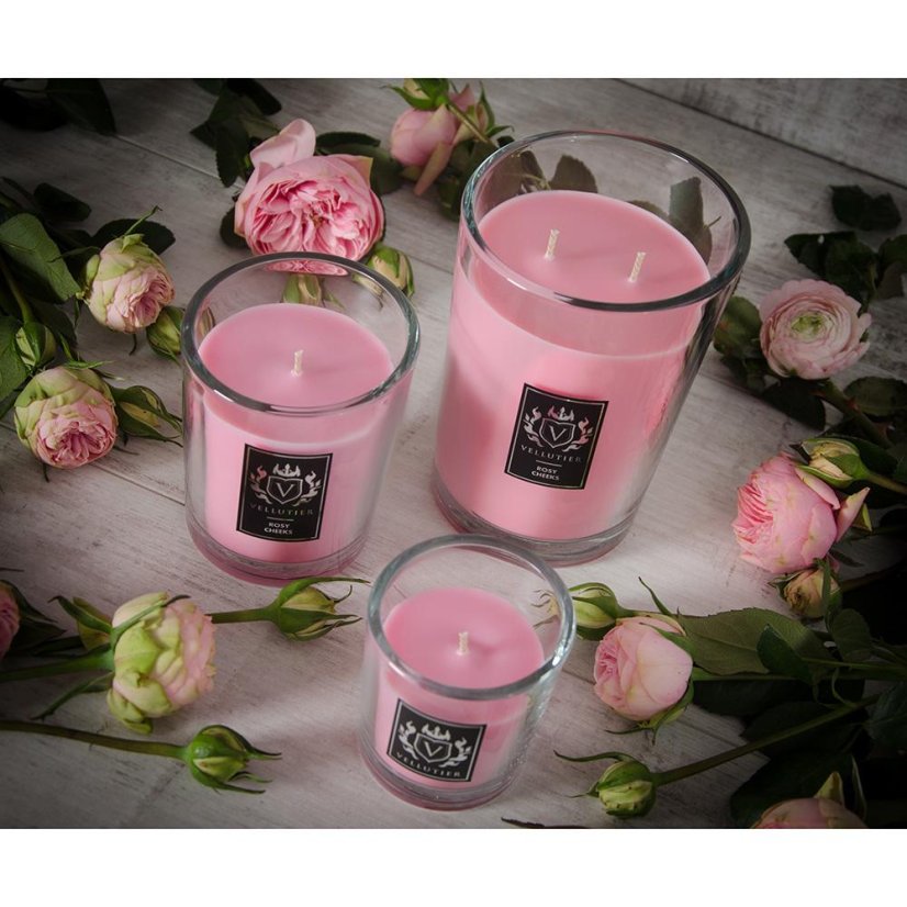 Große Kerze Vellutier, Rosy Cheeks