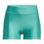 Women's Under Armour Armour Mid Rise Shorty Shorts - Color: Black, Size: L