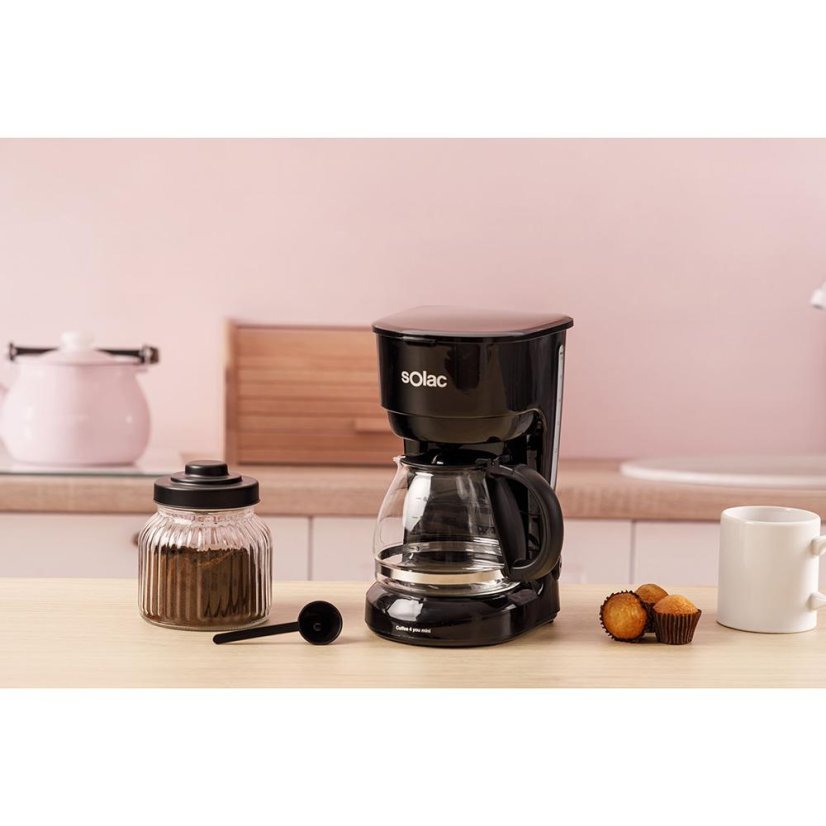 Solac Coffee 4 You Mini CF4037 kávéfőző, fekete
